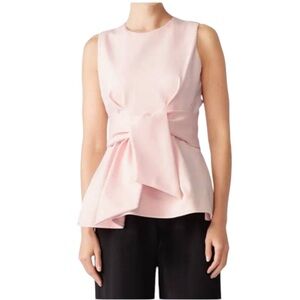 Hunter Bell Pink Blush Sims Sleeveless Tie Waist Top - 6